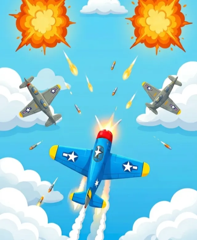 Last Dogfight — Jeu de Vol Arcade à Défilement Vertical Seconde Guerre Mondiale