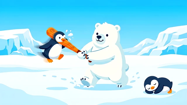 Pengu Toss — Jeu d'Arcade Physique de Pingouins